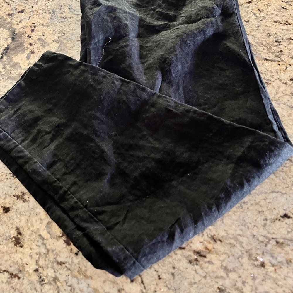 Eileen Fisher Linen Pants Black L